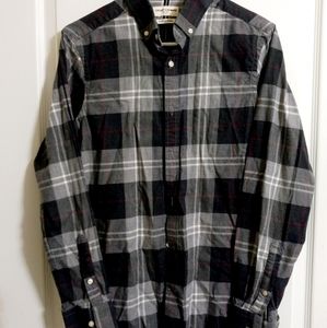 Crosby & Howard Men’s Plaid Long Sleeve Button Down Shirt Size Medium